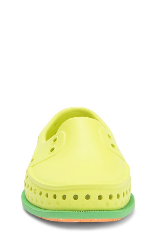 Native Shoes Kids' Howard Sugarlite Slip-on Sneaker In Celery Green/green/papaya