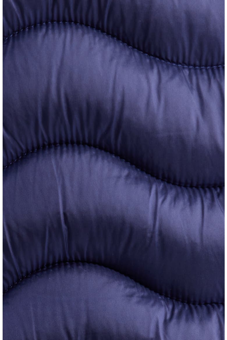 Livette Wavy Quilted Water Repellent Puffer Jacket, Alternate, color, NAVY BLUE