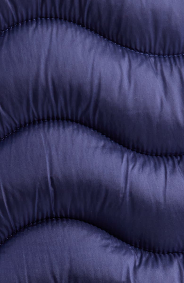 Save The Duck Livette Wavy Quilted Water Repellent Puffer Jacket, Alternate, color, Navy Blue