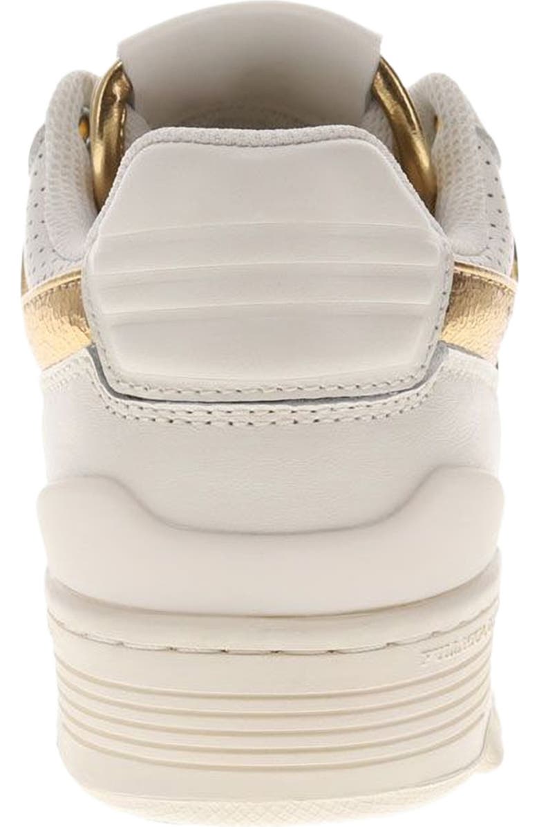 PONY M100 Low Metallic Sneakers, Alternate, color, Snow White/Gold