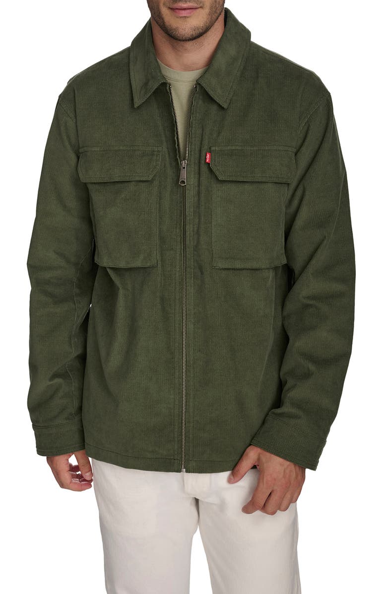 Levi's<sup>®</sup> Corduroy Shacket, Main, color, Grapeleaf