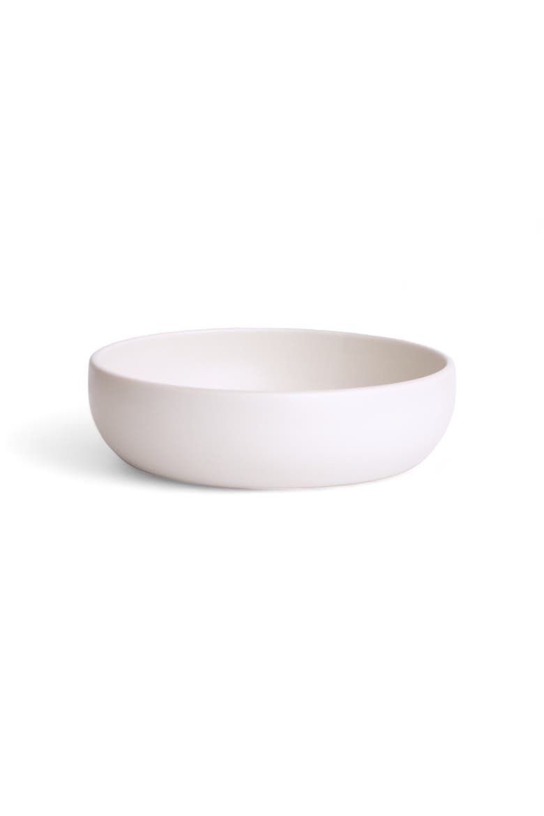 Shallow Serving Bowl, Main, color, Matte White
