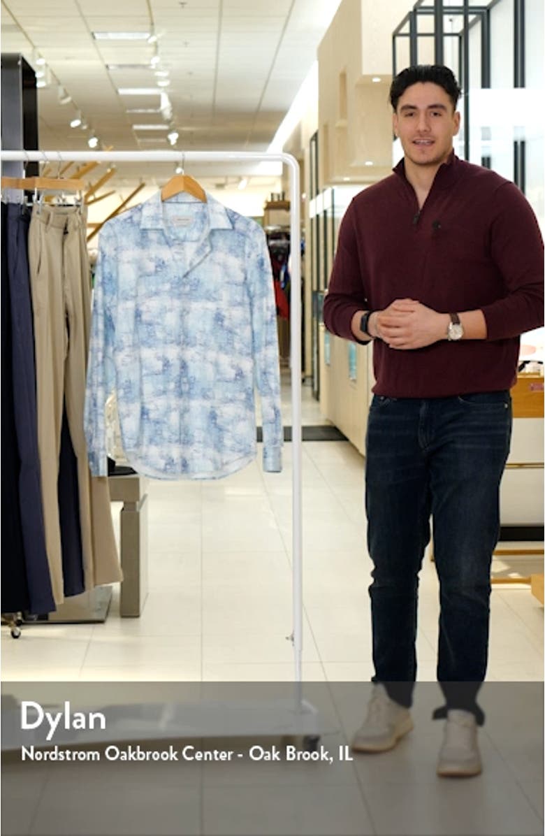 James OoohCotton<sup>®</sup> Print Button-Up Shirt, sales video thumbnail