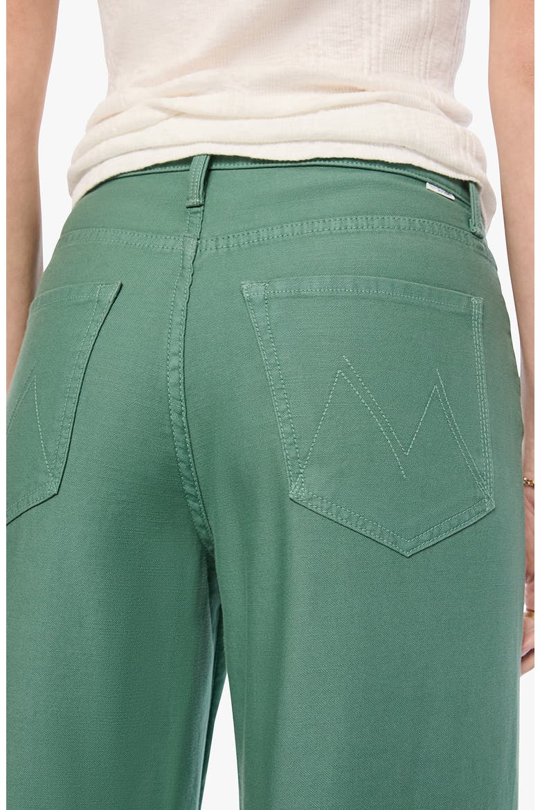 The Ditcher Roller Zip Skimp High Waist Wide Leg Jeans, Alternate, color, DARK IVY
