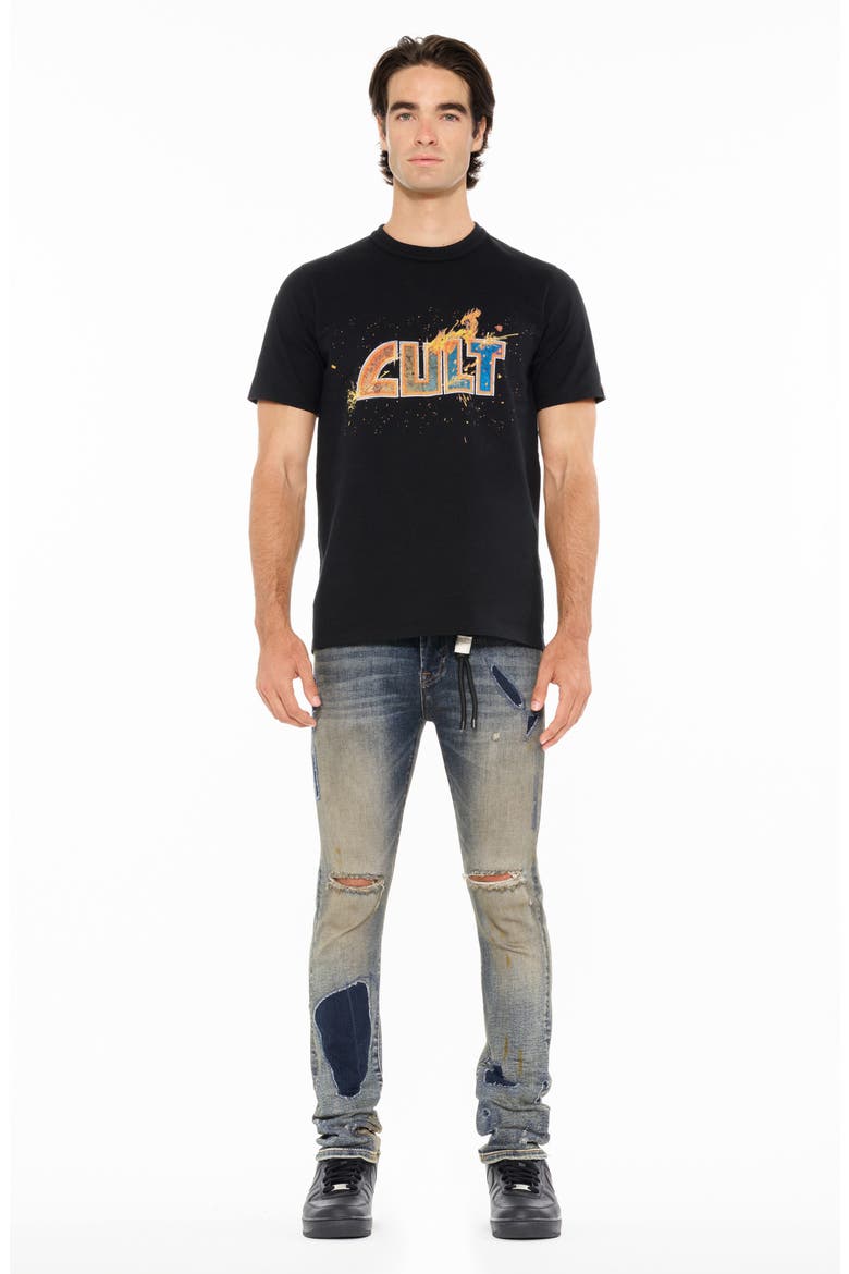 Punk Ripped Super Skinny 601 Jeans, Alternate, color, IVY