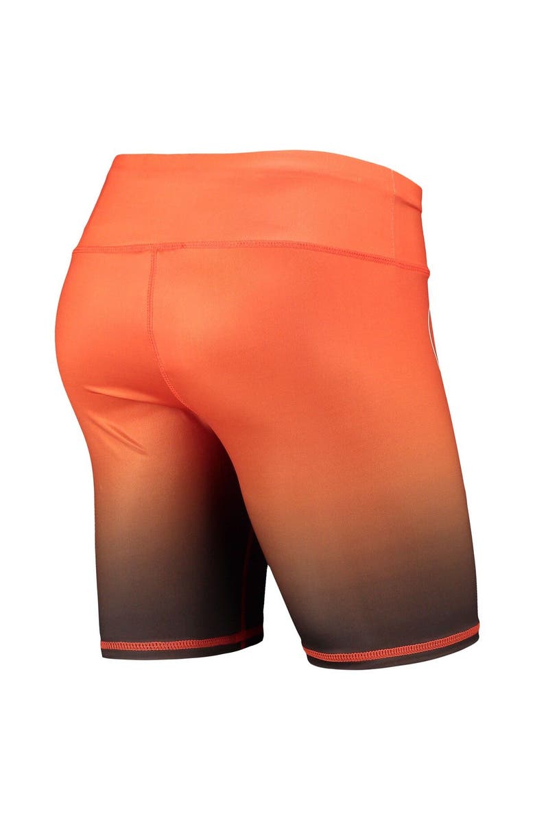 FOCO Women's FOCO Orange Cleveland Browns Gradient Biker Shorts, Alternate, color,