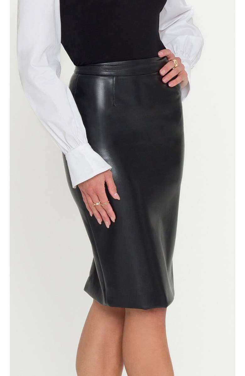 Generation Love Leonardo Vegan Leather Skirt, Alternate, color, Black