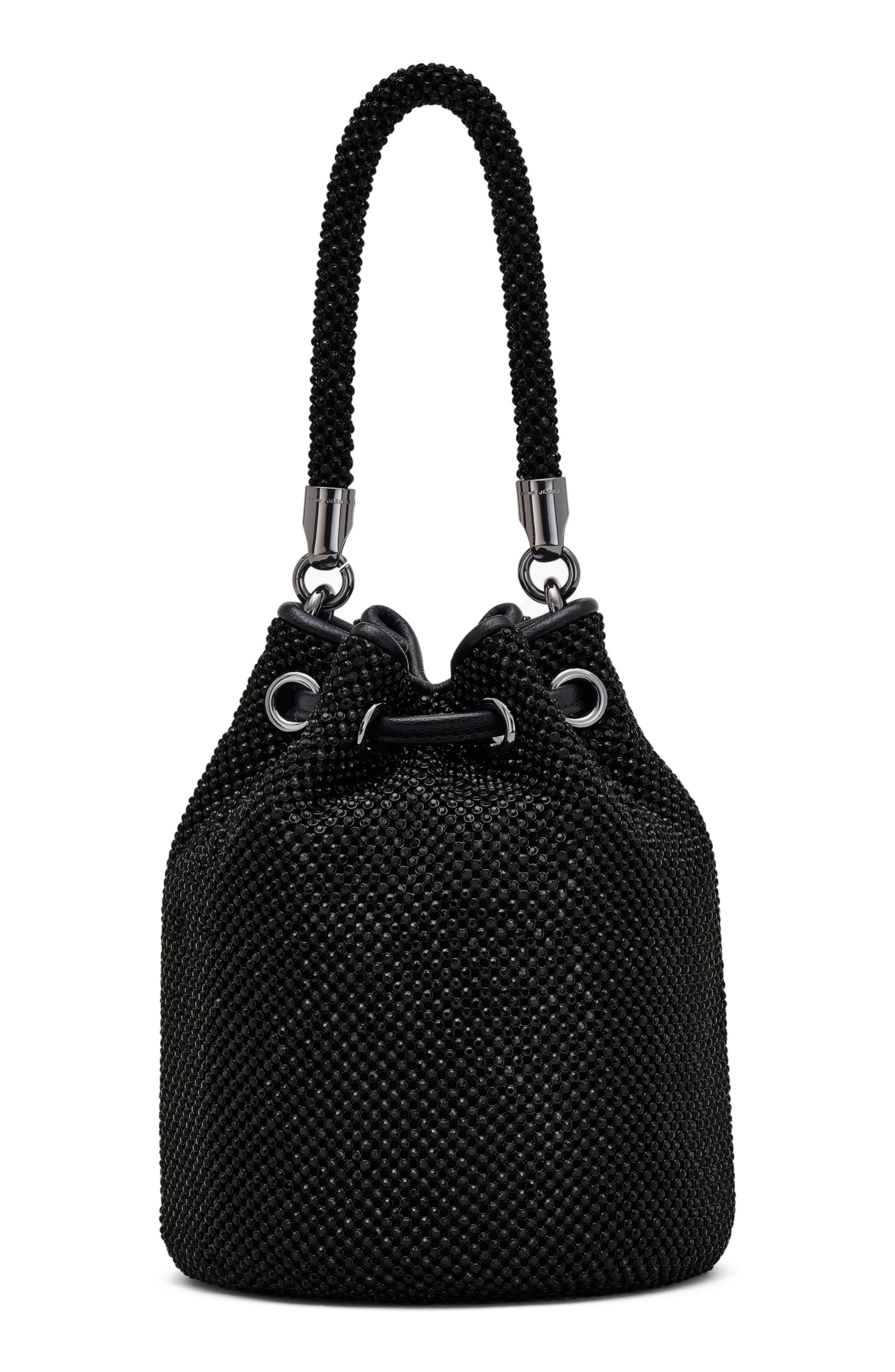 Marc Jacobs The Mini Rhinestone Bucket Bag, Alternate, color, 