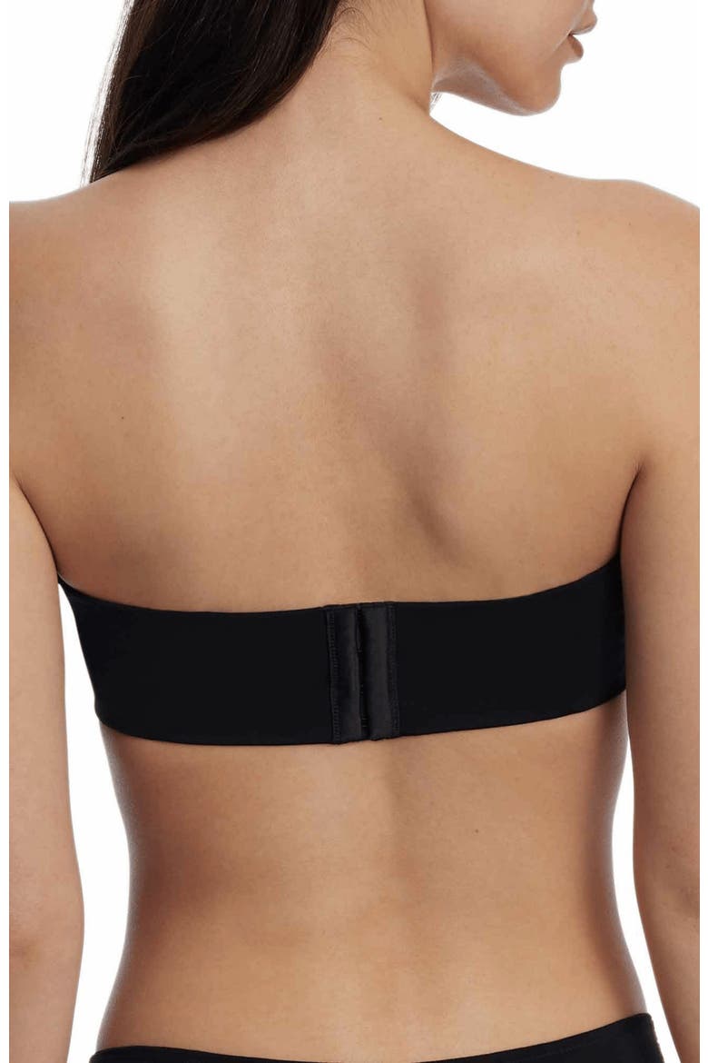 Breathless Strapless Plunge Push-Up Bra, Alternate, color, Black