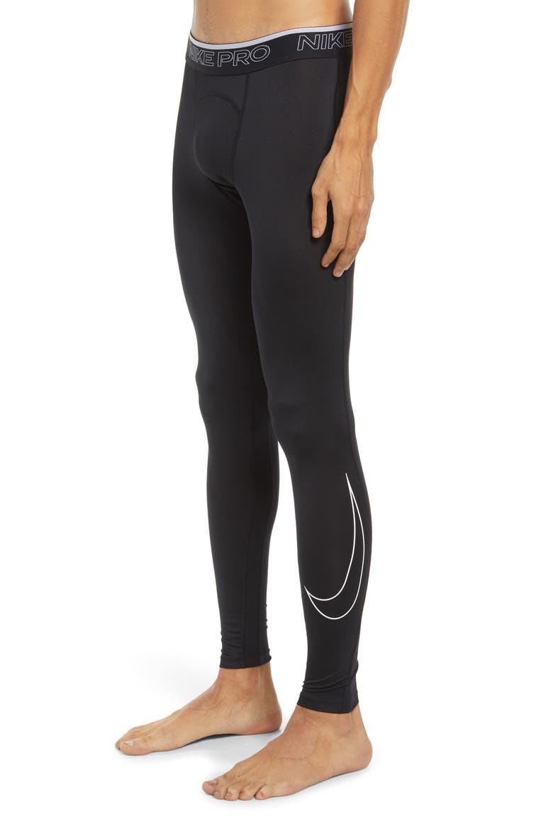 Pro Dri-FIT Training Tights, Alternate, color, BLACK/WHITE