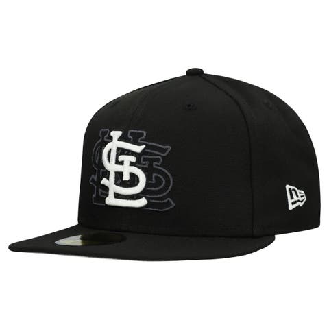 Men's New Era Black St. Louis Cardinals Tri-Hit 59FIFTY Fitted Hat