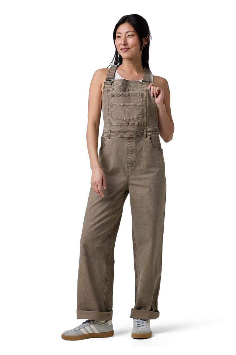 Rambler Stretch Canvas Overall - Women's, Main, color, Fallen Rock