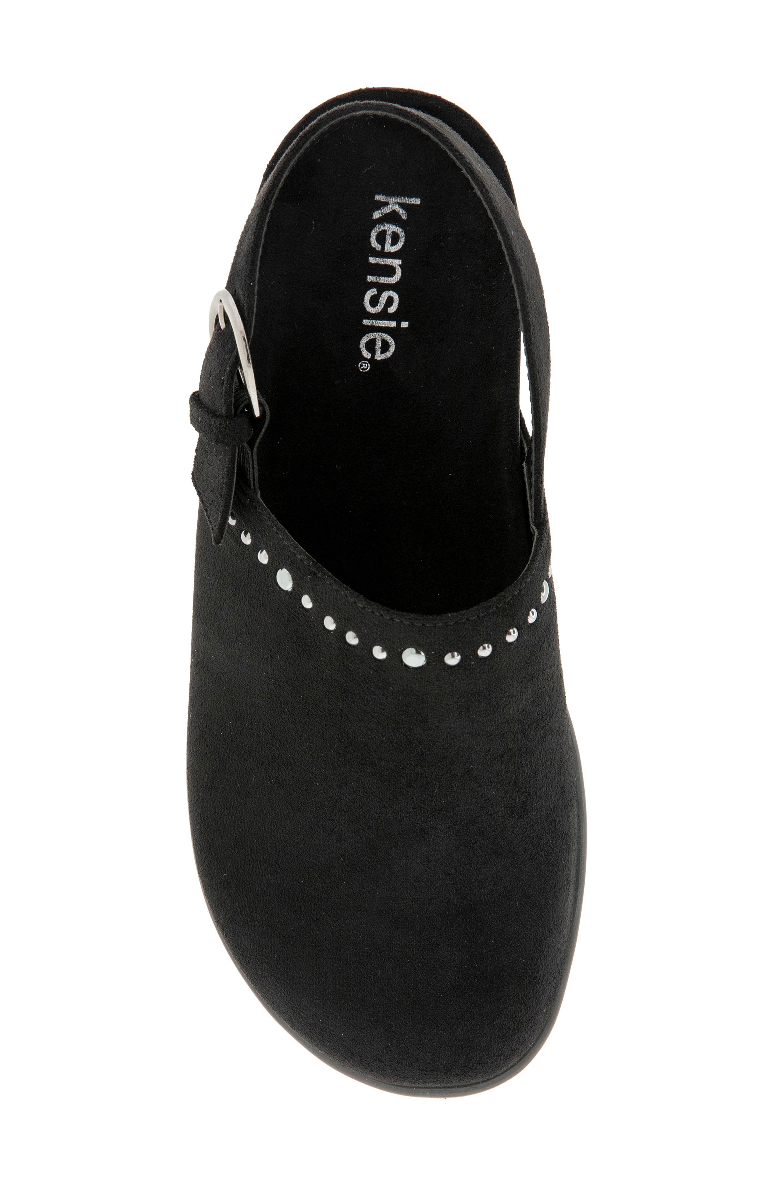 Vicky Slingback Clog, Alternate, color, BLACK