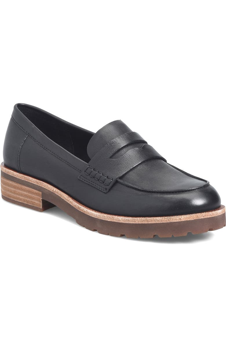 Kork-Ease<sup>®</sup> Carlisle Penny Loafer, Main, color, Black