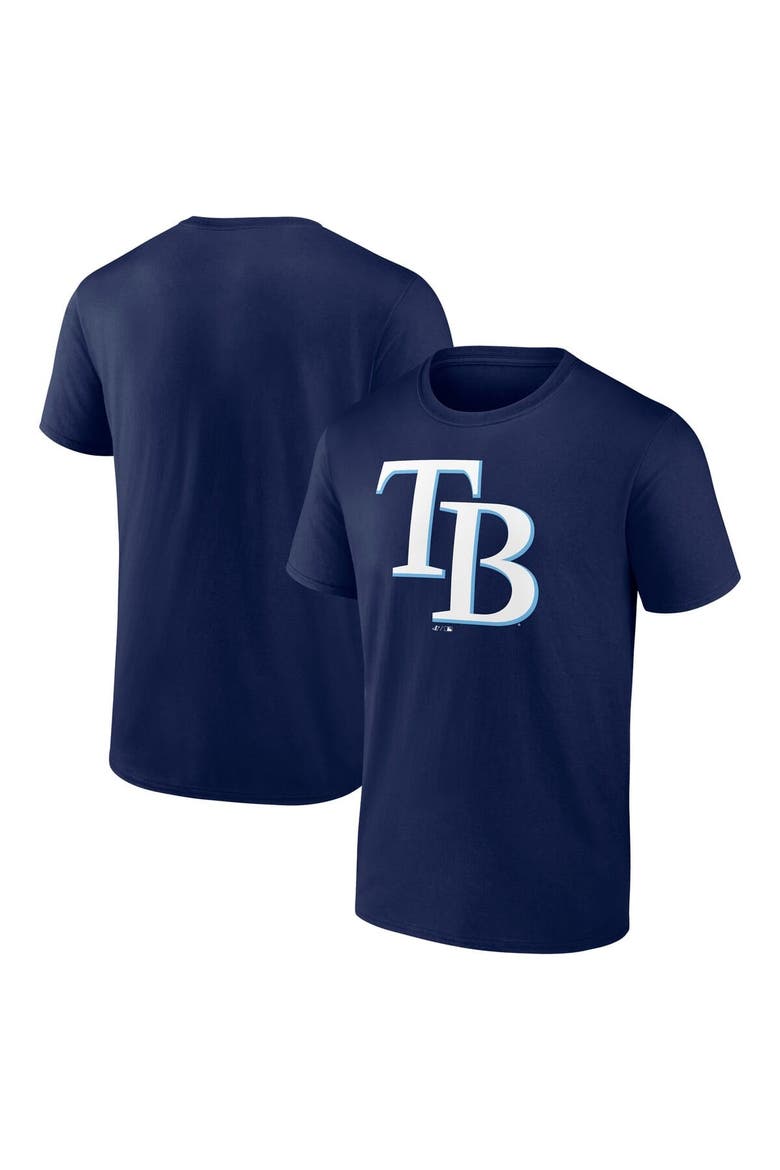 Men's Profile Navy Tampa Bay Rays Big & Tall Primary Logo T-Shirt, Main, color, Navy