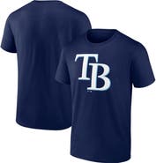 PROFILE Men's Profile Navy Tampa Bay Rays Big & Tall Primary Logo T-Shirt