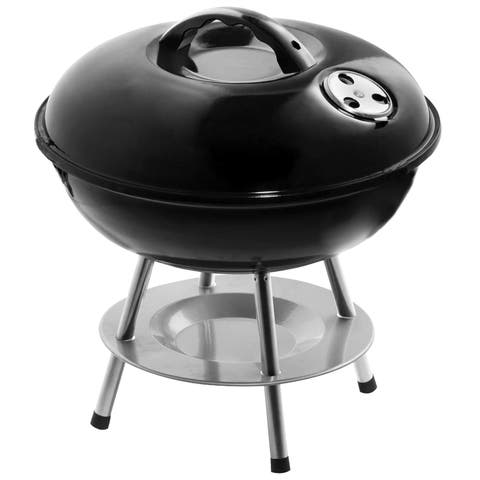Portable 14 in. Charcoal Barbecue Grill