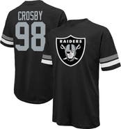 Majestic Threads Men's Majestic Threads Maxx Crosby Black Las Vegas Raiders Name & Number Oversize Fit T-Shirt
