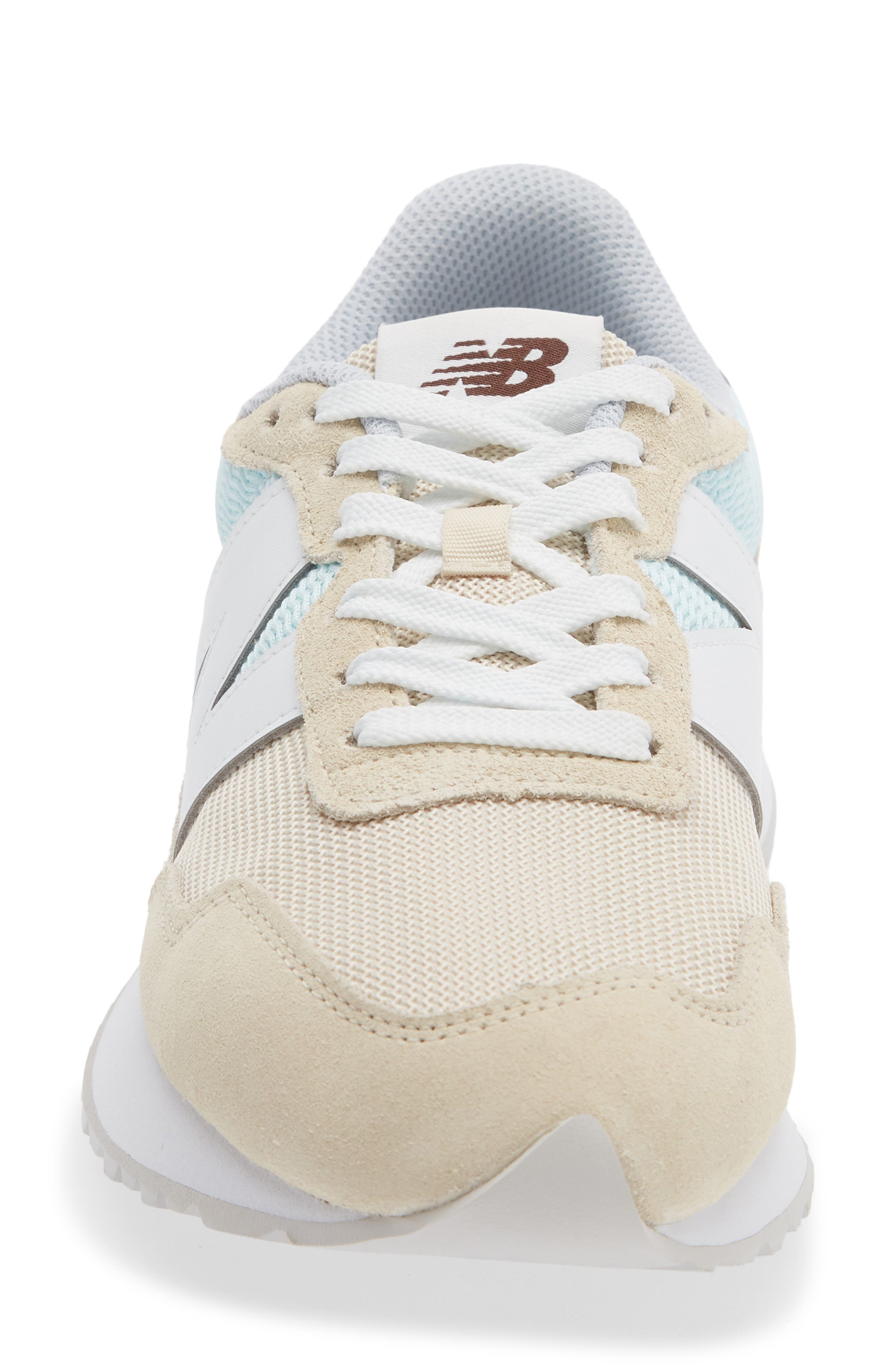 237 Sneaker, Alternate, color, BONE/ GLINT BLUE