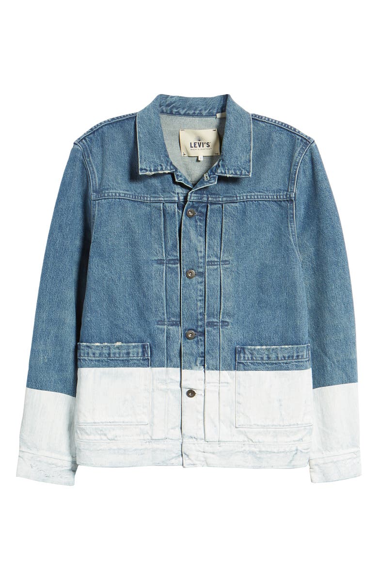 Levi's<sup>®</sup> Made & Crafted<sup>™</sup> Type IV Standard Fit Trucker Denim Jacket, Alternate, color, 