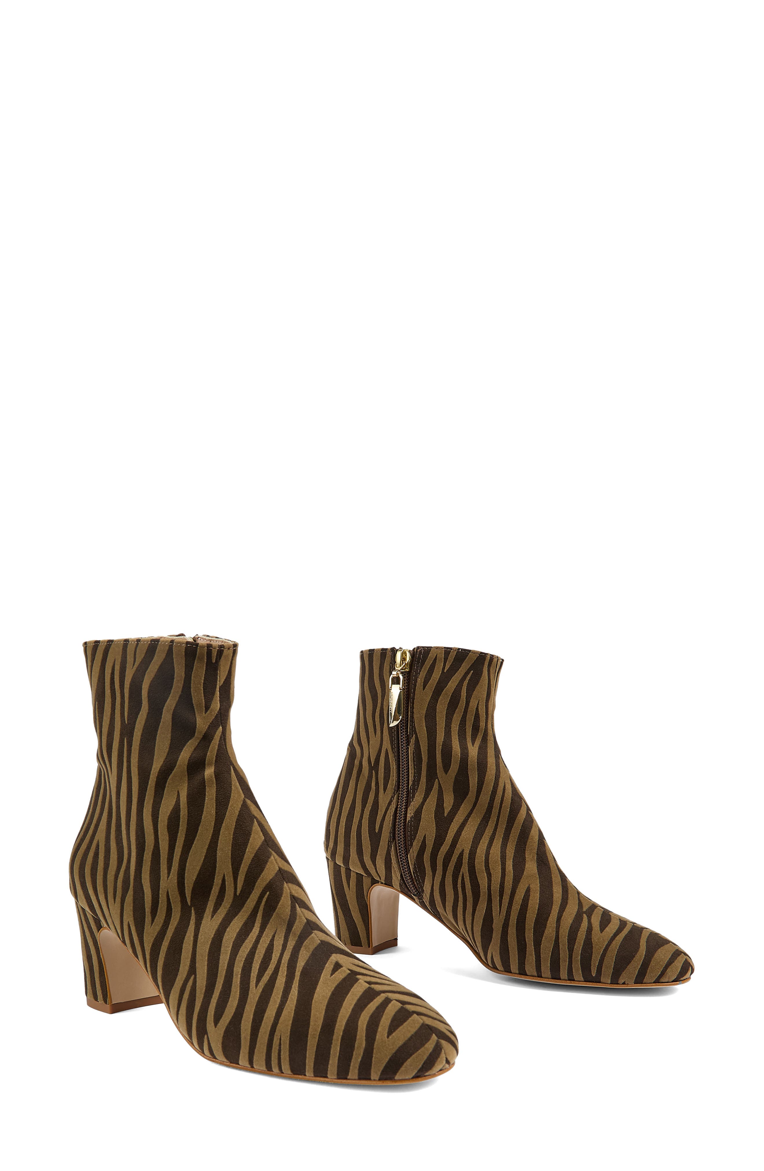 LK Bennett Conway Bootie, Alternate, color, Zebra Print
