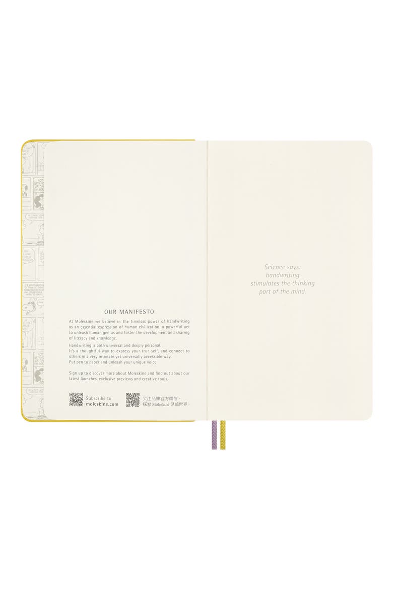 Peanuts Peppermint Patty Large Ruled Notebook, Alternate, color, YELLOW