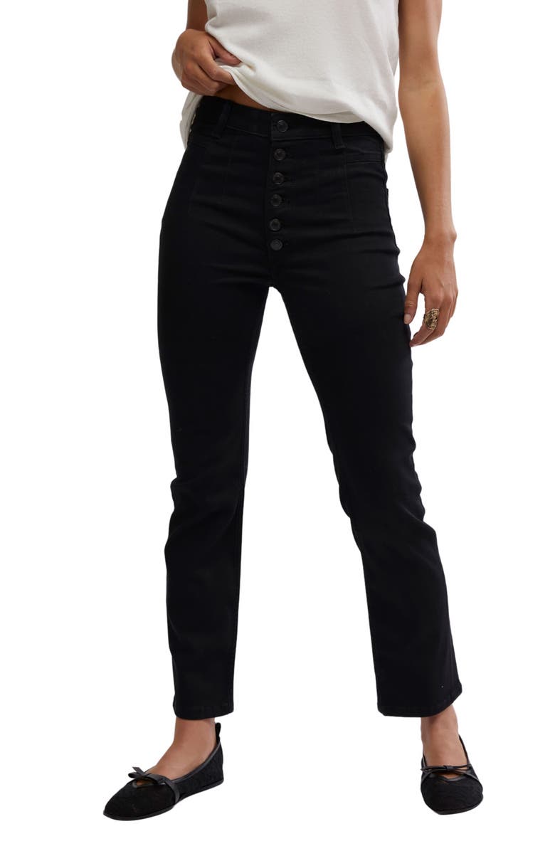 Free People Aura High Waist Slim Cigarette Jeans, Main, color, 