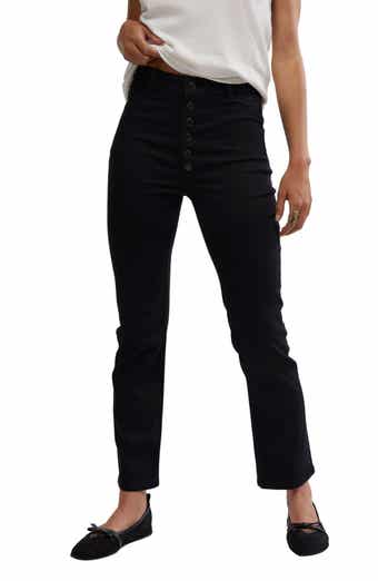 Aura High Waist Slim Cigarette Jeans