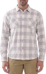 Report Collection Check Flannel Button Up Shirt