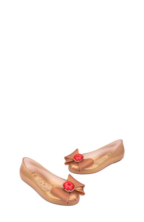 Mini Melissa X Disney Snow White Sweet Love Ballet Flat In Pink