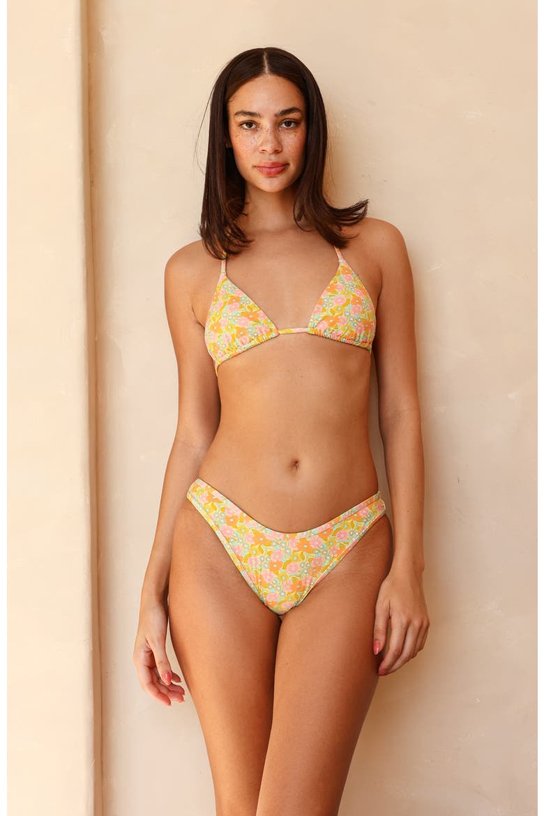 Venice Cheeky Bikini Bottom, Main, color, Sunset Grove