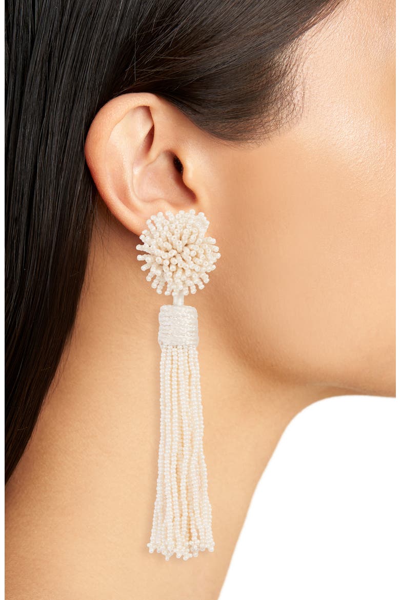 Lana Earrings, Alternate, color, IVORY