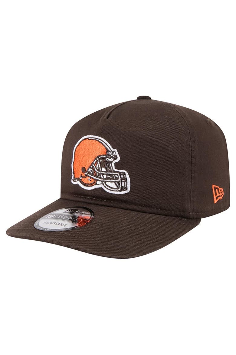 Men's New Era  Brown Cleveland Browns Team 19TWENTY Adjustable Hat, Main, color, Brown