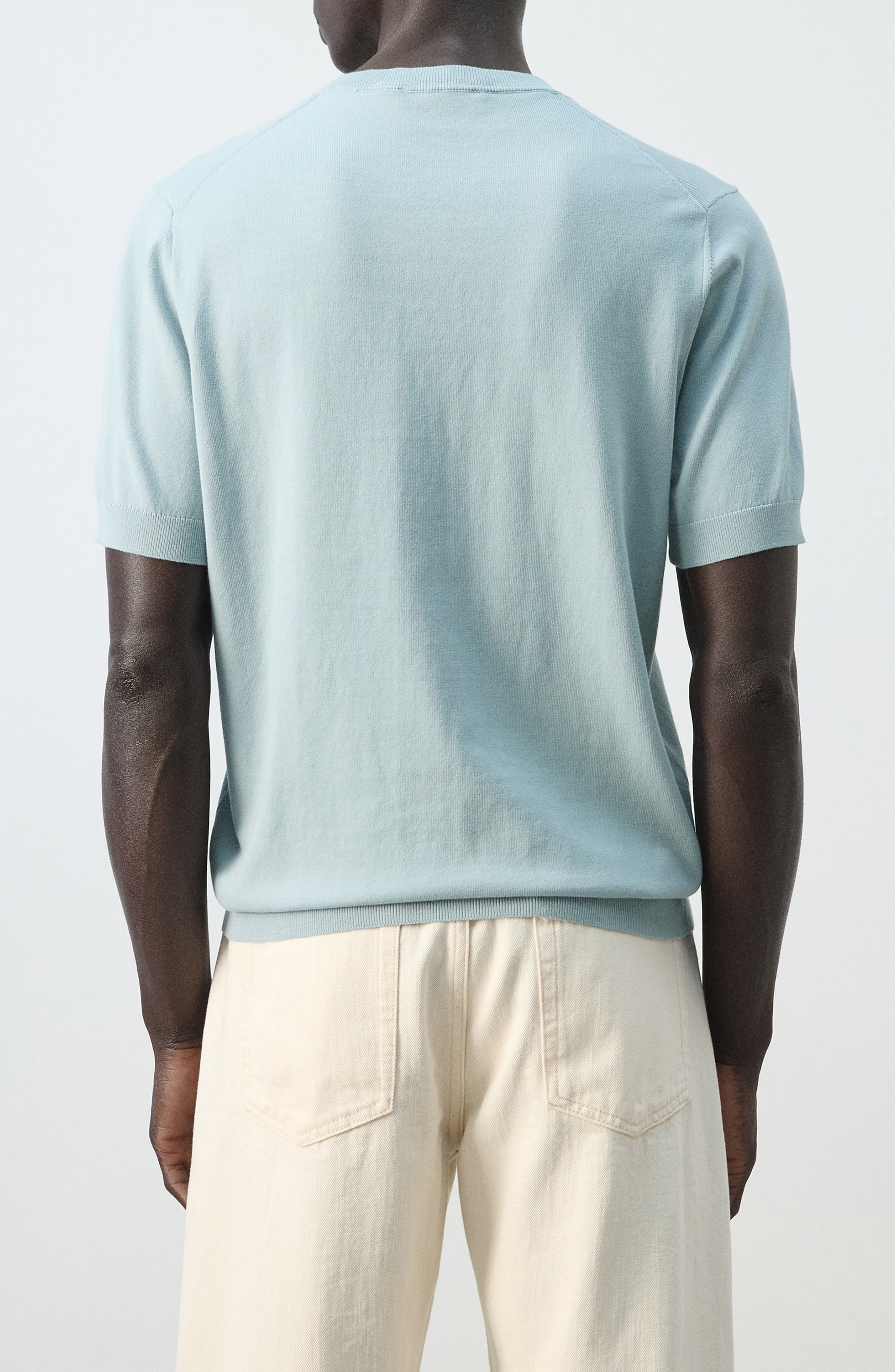Fine Knit Cotton T-Shirt - image 2