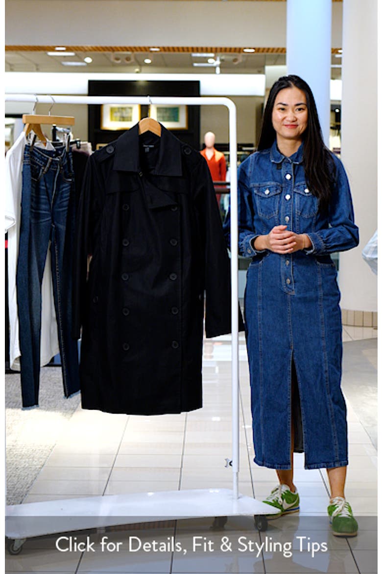 Derjon Double Breasted Trench Coat video