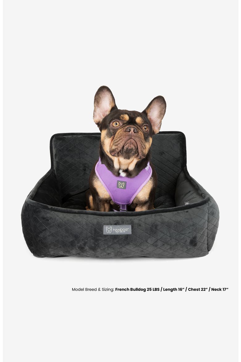 Car Seat for Small/Medium Dogs, Alternate, color, Charcoal Gray