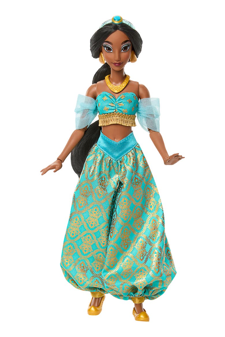 Sparkling Princess Series Jasmine Fashion Doll with Removable Outfit & Accessories, Main, color, JASMINE
