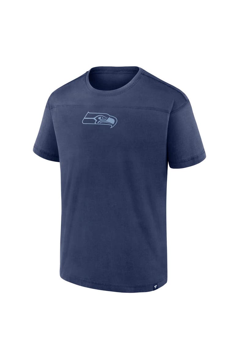Men's Fanatics College Navy Seattle Seahawks Mini Tonal T-Shirt, Alternate, color, College Navy