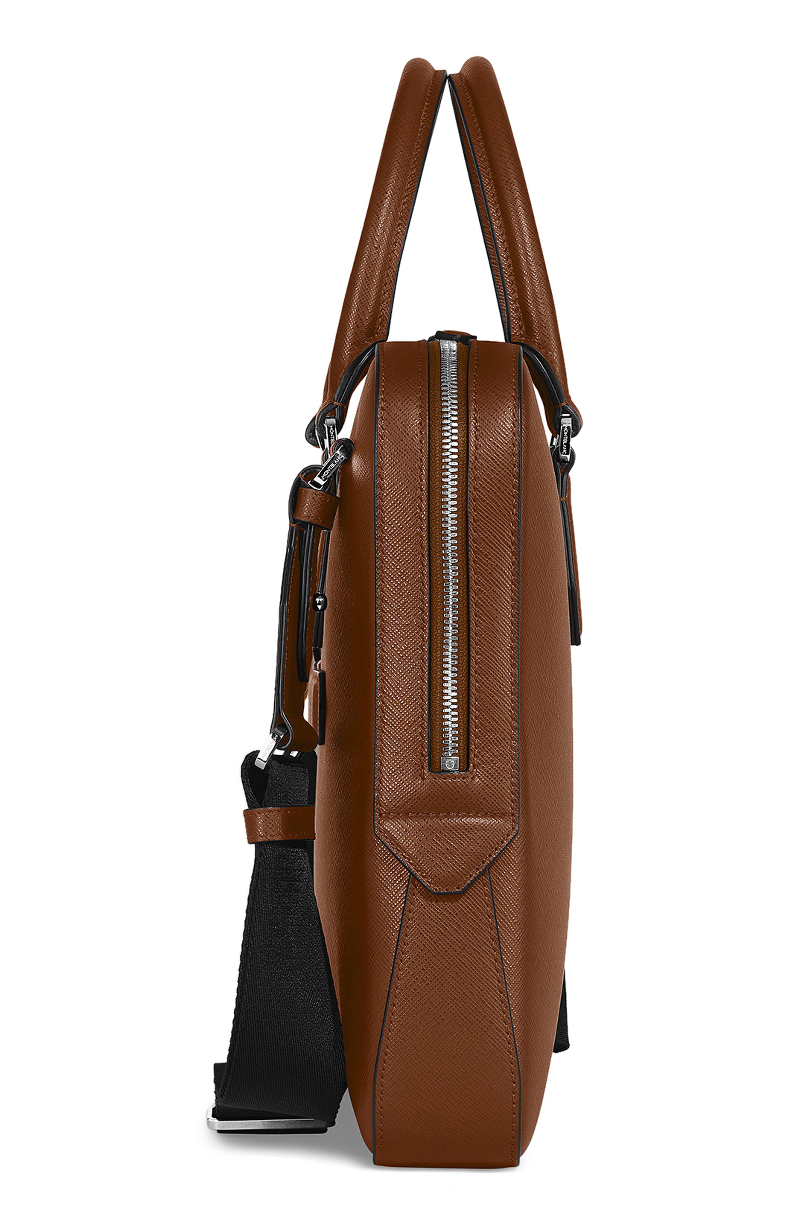 Montblanc Sartorial Leather Document Case, Alternate, color, 