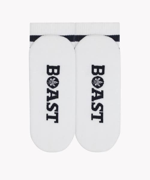 Boast Retro Calf Sock In White