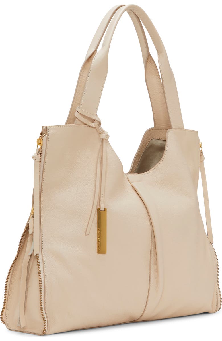 Vince Camuto Corla Leather Tote, Alternate, color, Light Beige