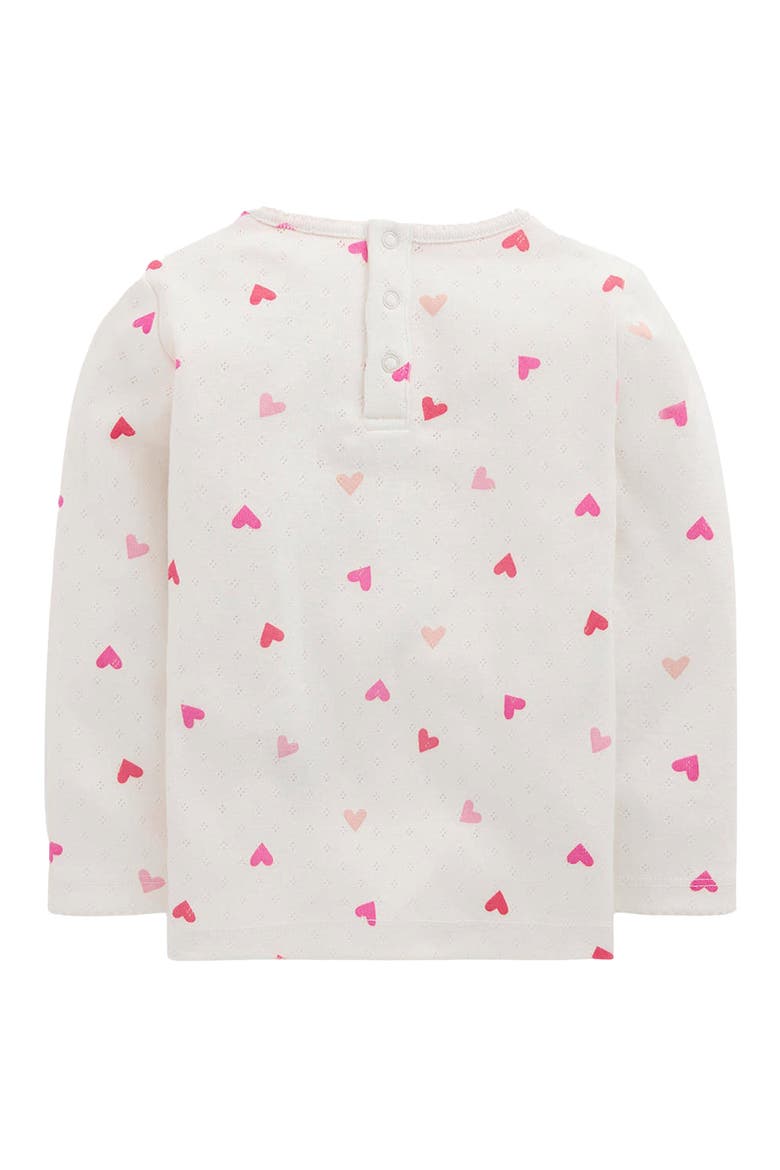 Kids' Cotton Pointelle Top, Alternate, color, HEART