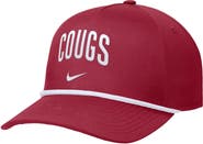 Nike Men's Nike Crimson Washington State Cougars Rise Adjustable Hat