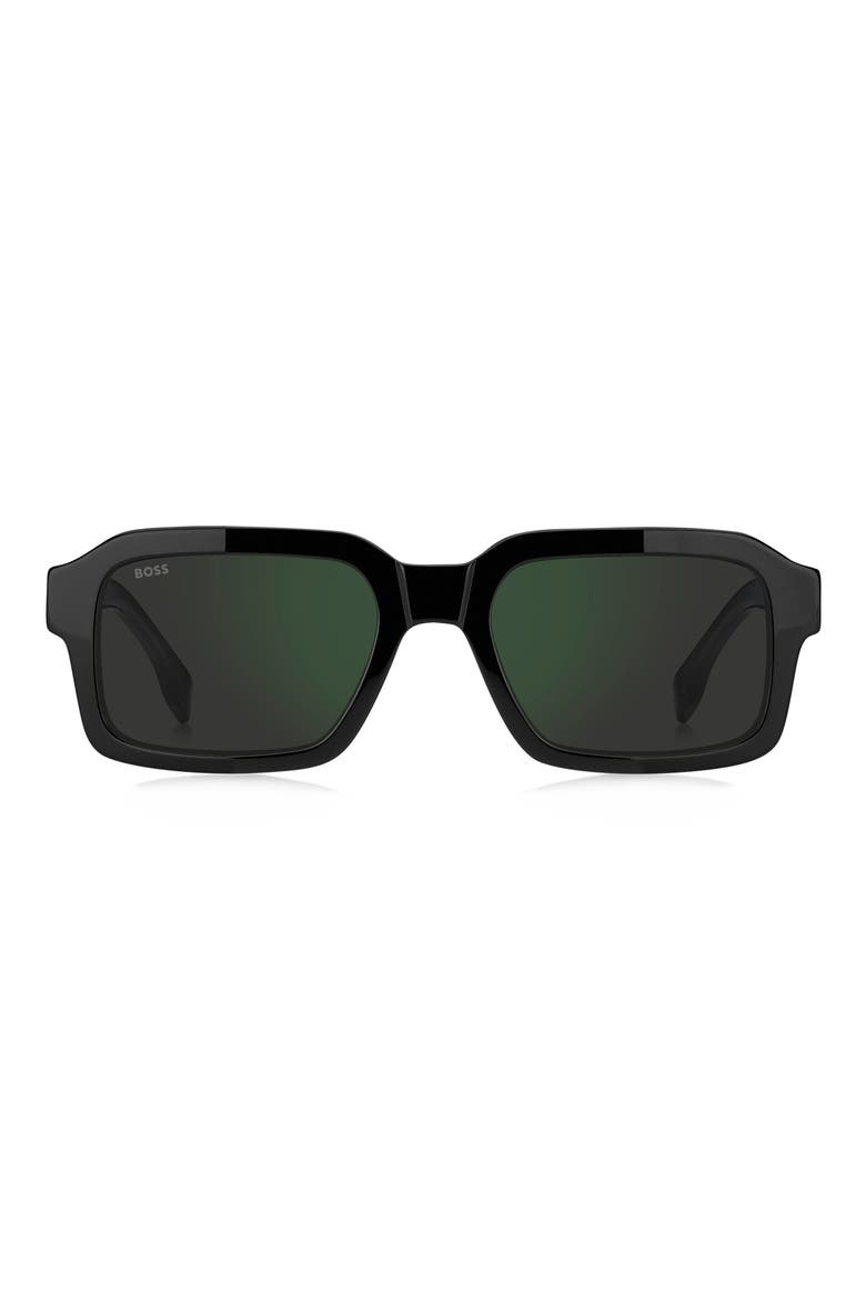 1984/S 54mm Rectangular Sunglasses, Main, color, BLACK/ GYHC GNSP AR