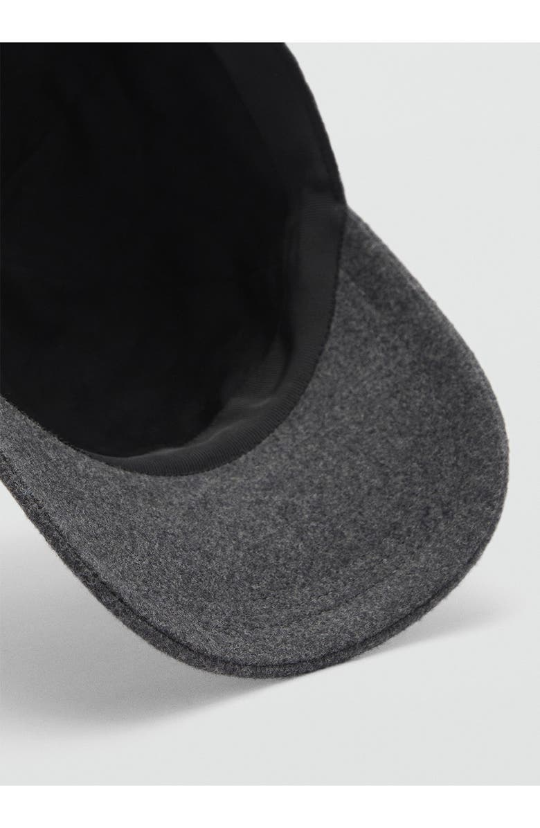 MANGO Wool Blend Baseball Cap, Alternate, color, 