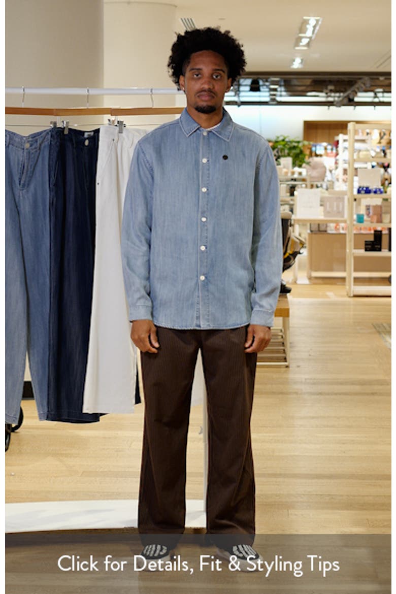 Featherweight Denim Button-Up Shirt video