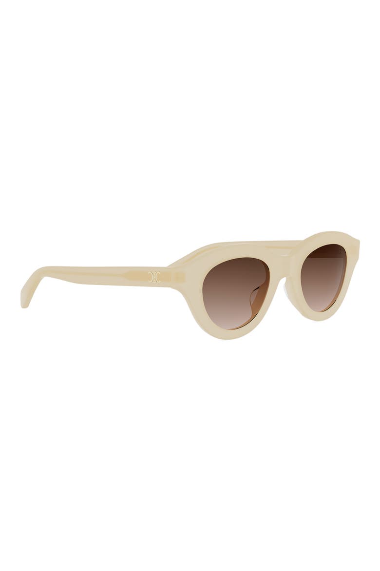 Triomphe 47mm Small Pantos Sunglasses, Alternate, color, ORANGE/ OTHER / GRADIENT BROWN