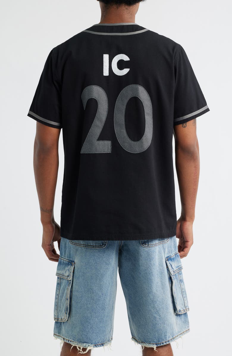 ICECREAM Betts Graphic Baseball Jersey, Alternate, color, Black