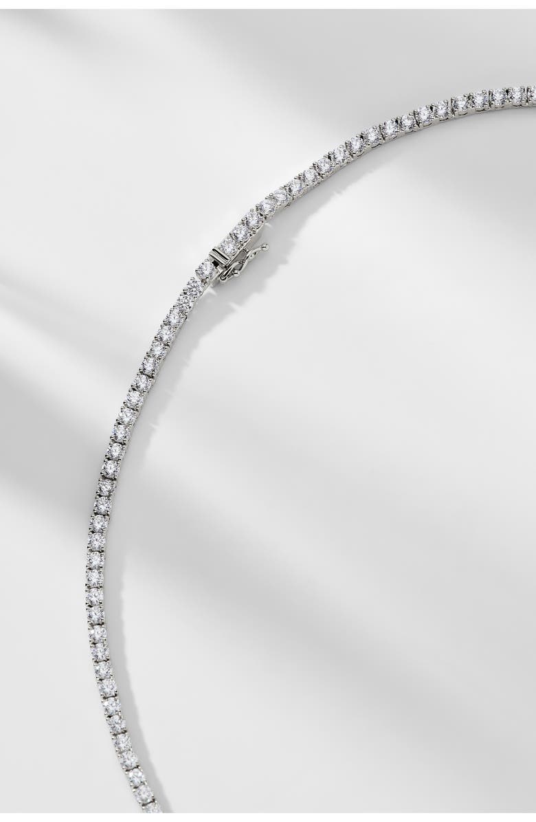 Nadri Cubic Zirconia Tennis Necklace, Alternate, color, 