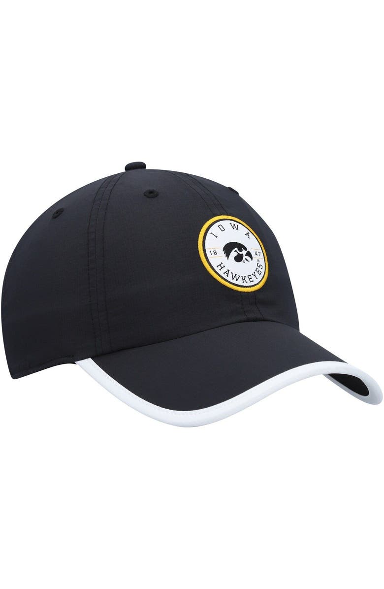 '47 Men's '47  Black Iowa Hawkeyes Microburst Clean Up Adjustable Hat, Alternate, color, 